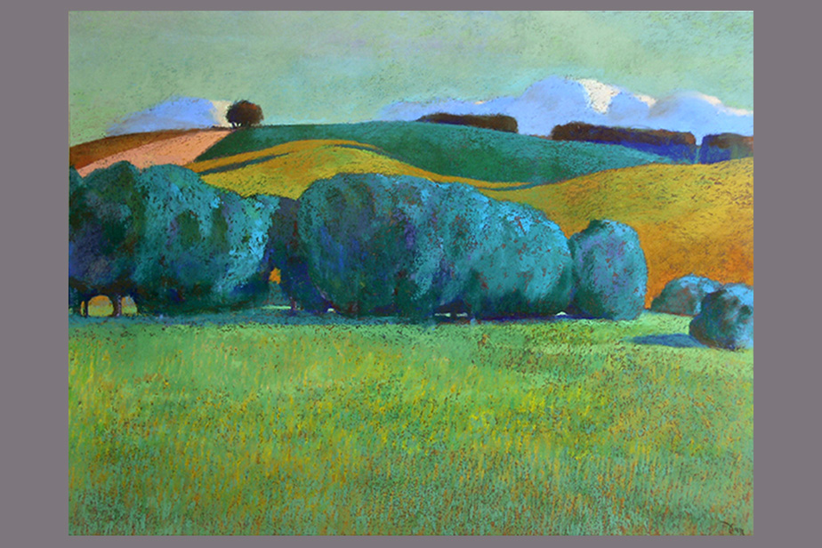 Pastel - Collines - Gerard Jan