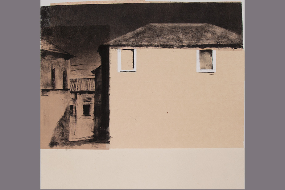 Monotype - Façade, Sienne - Gerard Jan