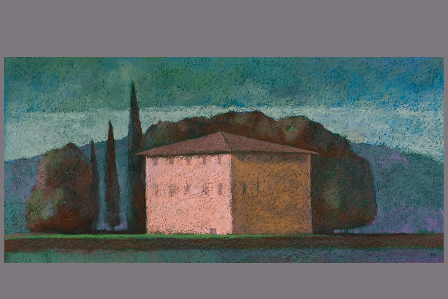 Pastel - Toscane, demeure - Gerard Jan