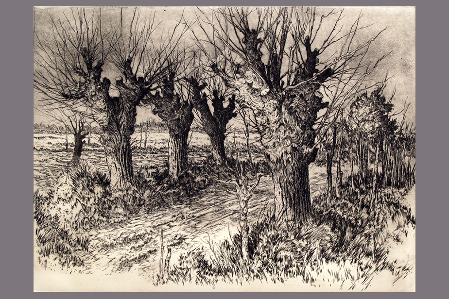 Gravure - Chemin des centenaires - Gerard Jan