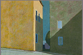 Pastel - Façades, Bages - Gérard Jan