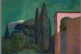 Pastel - Parc, Toscane - Gérard Jan