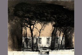 Monotype - Façade, pins - Gérard Jan