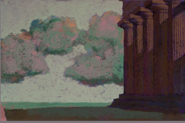 Pastel - Nuages, Paestum - Gérard Jan