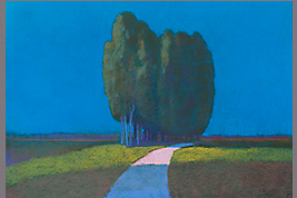 Pastel - La route - Gérard Jan