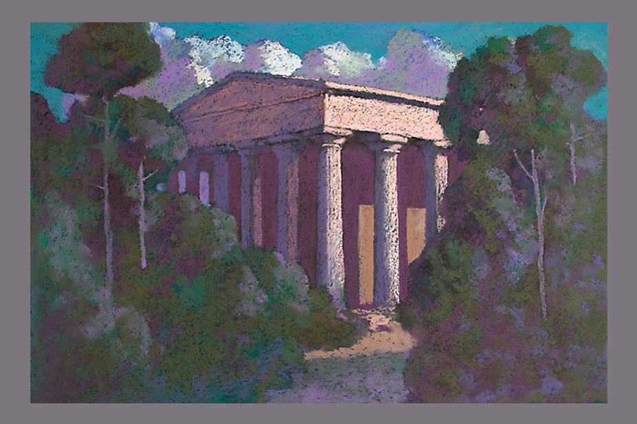 Pastel - Temple, Agora - Gerard Jan