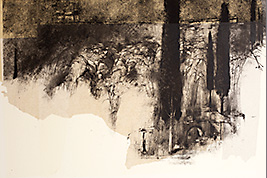 Monotype - Cyprès à Athènes - Gérard Jan