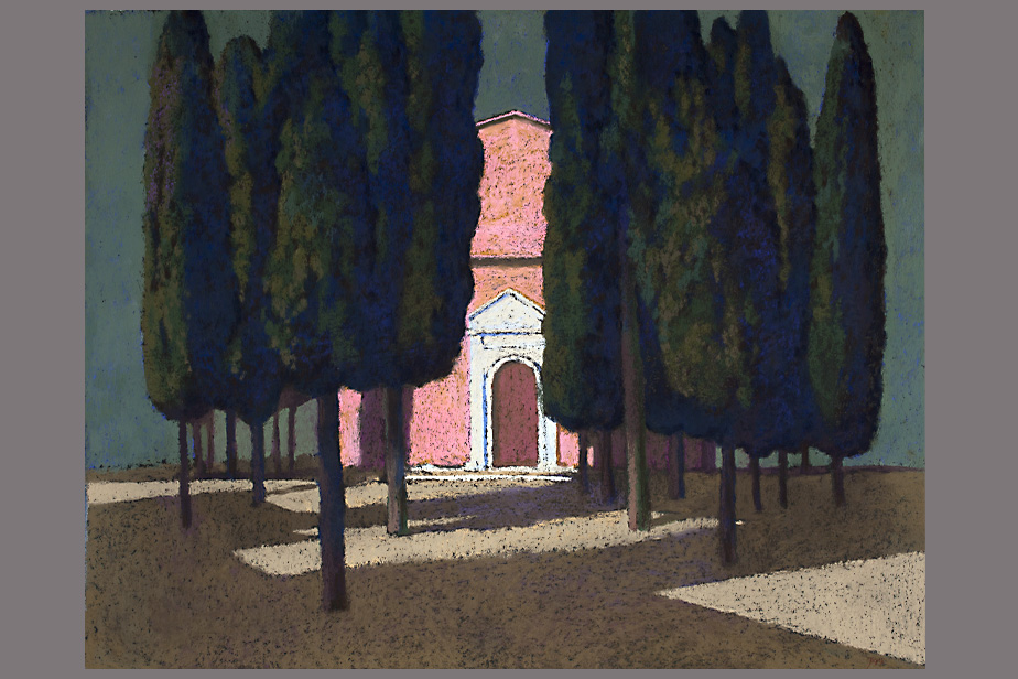 Pastel - Chapelle, Abruzzes - Gerard Jan