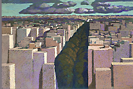 Pastel - Avenue, Athènes - Gérard Jan