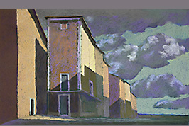 Pastel - Façade en Provence - Gérard Jan