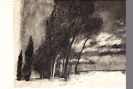 Monotype - Campagne d'Orvieto - Gérard Jan