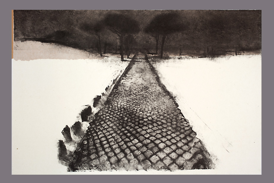 Monotype - Via Appia Antica - Gerard Jan