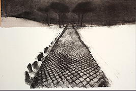 Monotype - Via Appia Antica - Gérard Jan