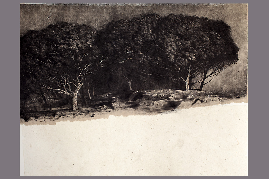 Monotype - Pech du Minervois - Gerard Jan