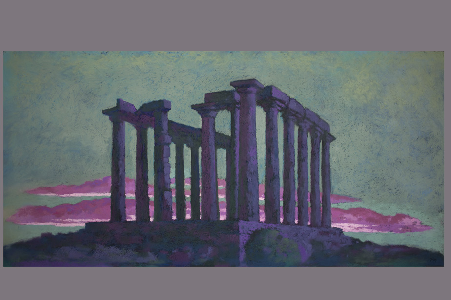 Pastel - Cap Sounion - Gerard Jan