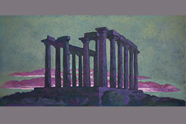 Pastel - Cap Sounion - Gérard Jan