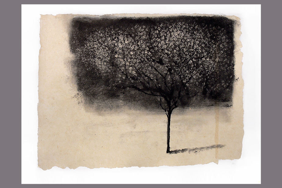 Monotype - Arbre en fleur - Gerard Jan