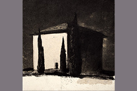 Monotype - Maison aux cyprès - Gérard Jan