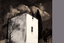 Monotype - La maison du quartier - Gérard Jan