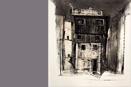 Monotype - Immeubles à Porto - Gérard Jan