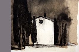 Monotype - Chapelle aux Baux - Gérard Jan