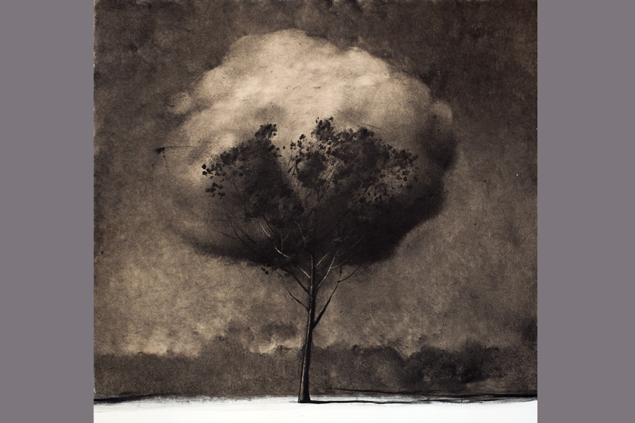 Monotype - L'arbre et le nuage - Gerard Jan