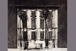 Monotype - Villa et palmiers, Lac Majeur - Gérard Jan