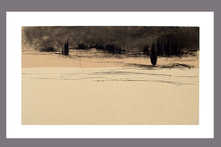 Monotype - Paysage italien - Gerard Jan