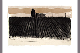 Monotype - Vigne - Gérard Jan