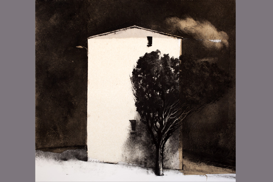 Monotype - Façade à Azille - Gerard Jan