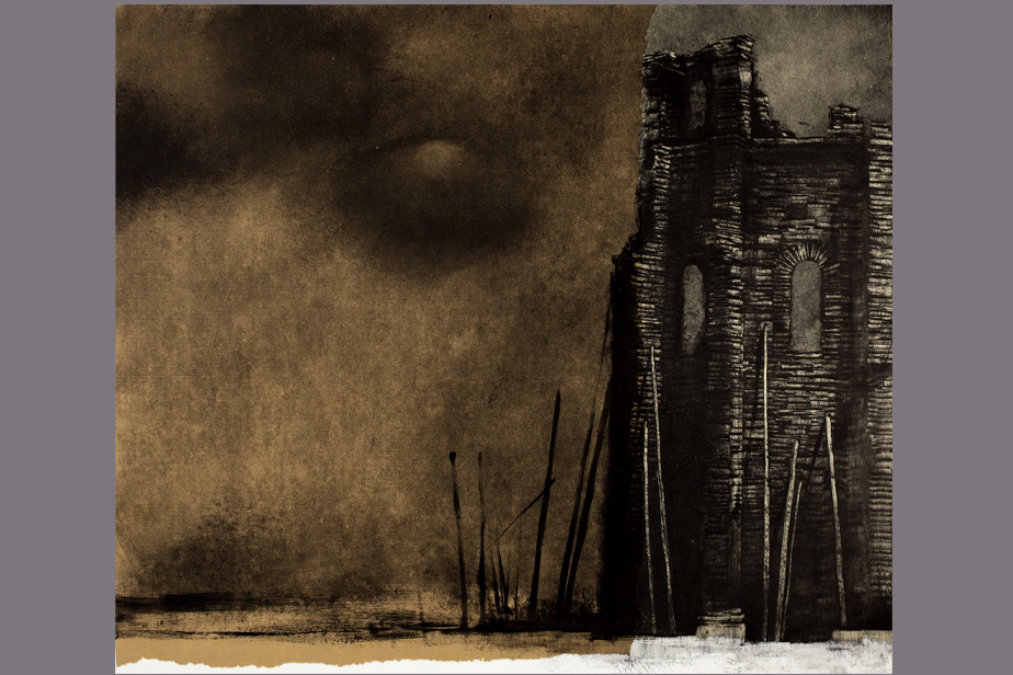 Monotype - Ruine, Belchite - Gerard Jan