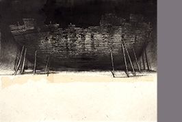 Monotype - L'arche échouée - Gérard Jan