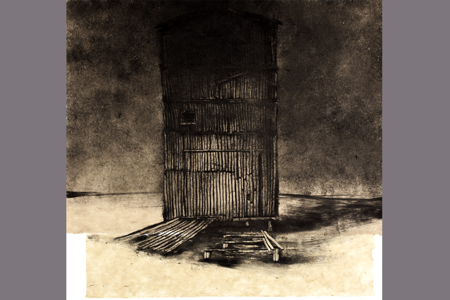 Monotype - Hangar le soir - Gerard Jan