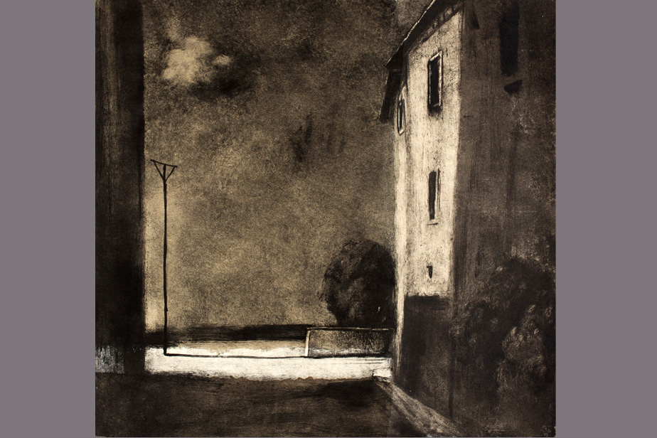 Monotype - Lumière du soir - Gerard Jan