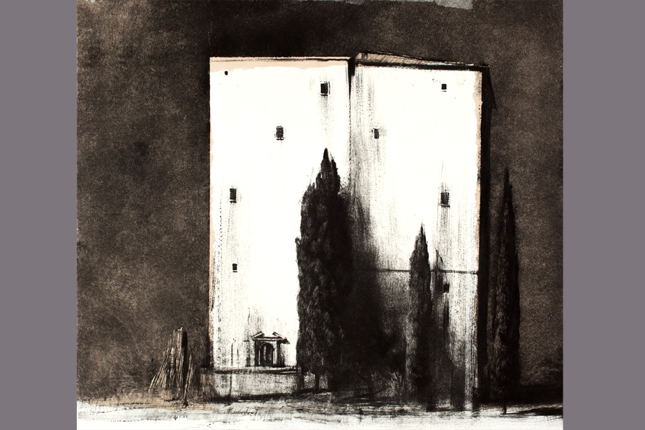 Monotype - Grande façades, Arles - Gerard Jan