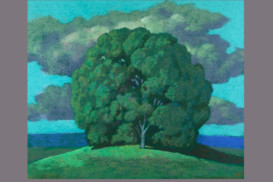 Pastel - Grand arbre - Gérard Jan