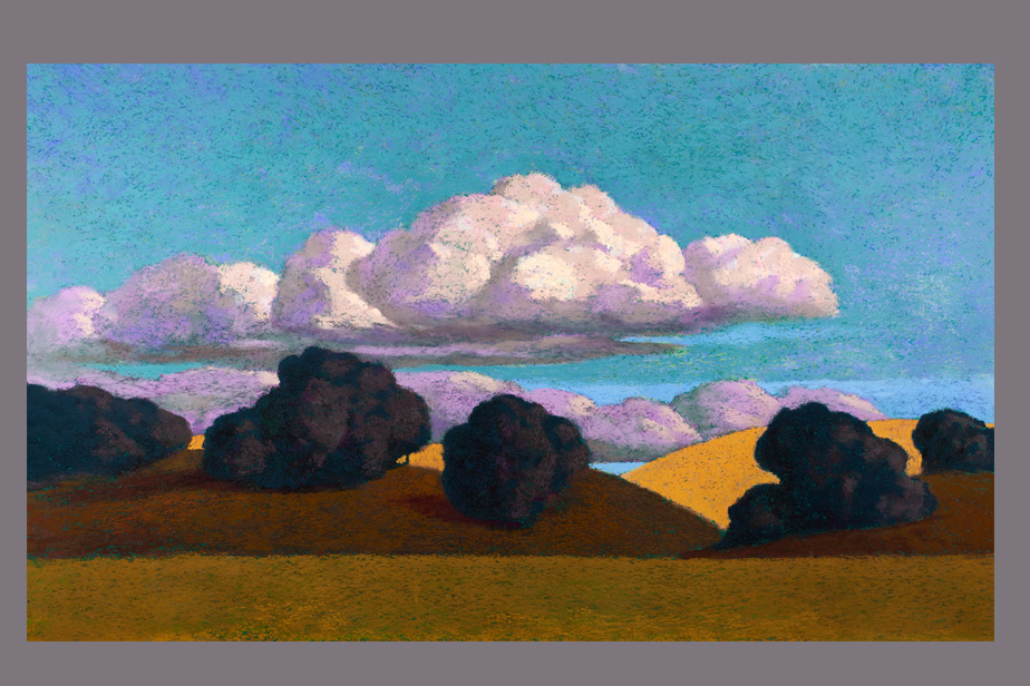 Pastel - Nuage sur beaufort - Gérard Jan