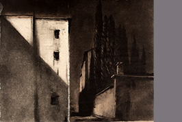 Monotype - Rue à Civittavecchia - Gérard Jan