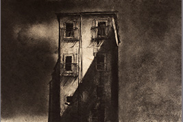 Monotype - Immeuble à Palerme - Gérard Jan