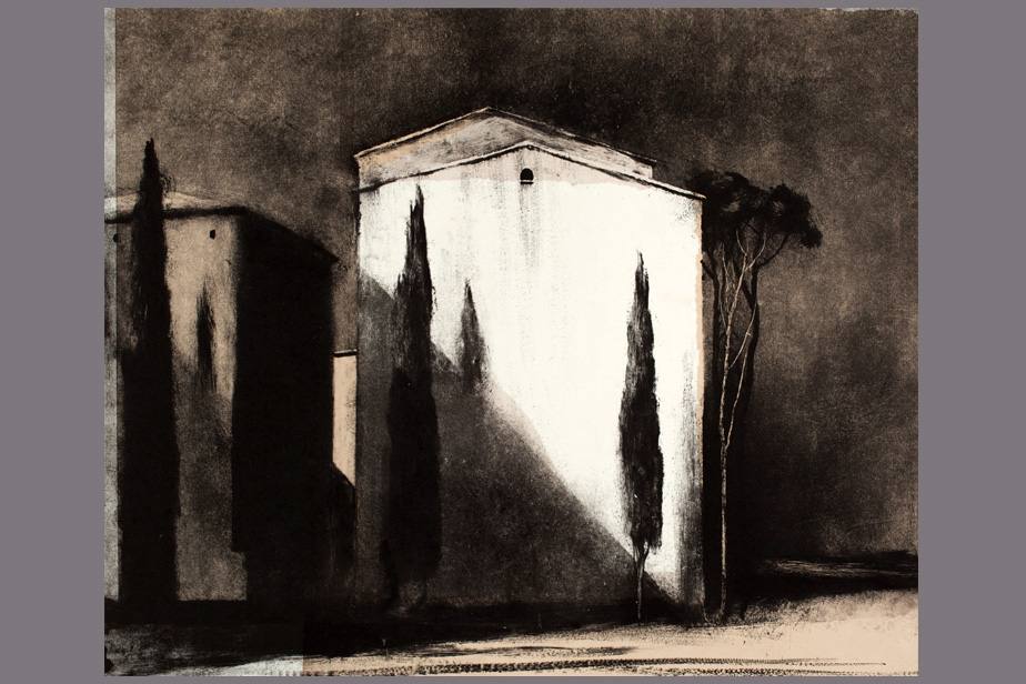 Monotype - Façade et place - Gerard Jan