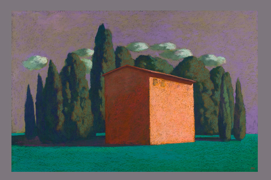 Pastel - Soir à Carrare - Gerard Jan
