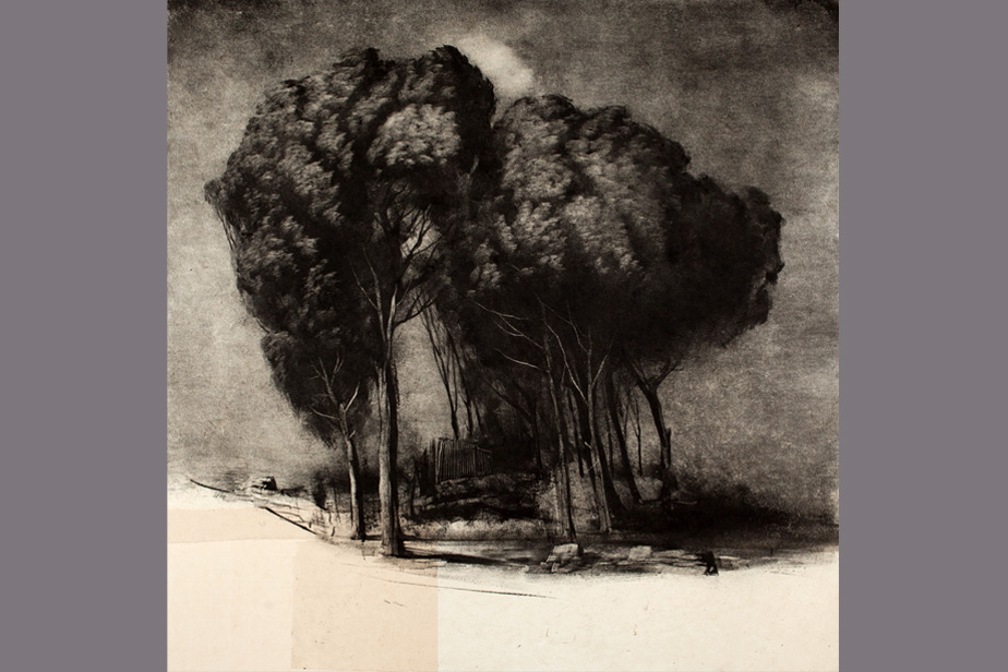 Monotype - Vestiges à pépieux - Gérard Jan