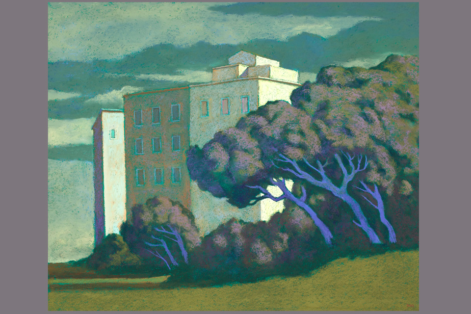 Pastel - Immeuble à Trapani - Gérard Jan