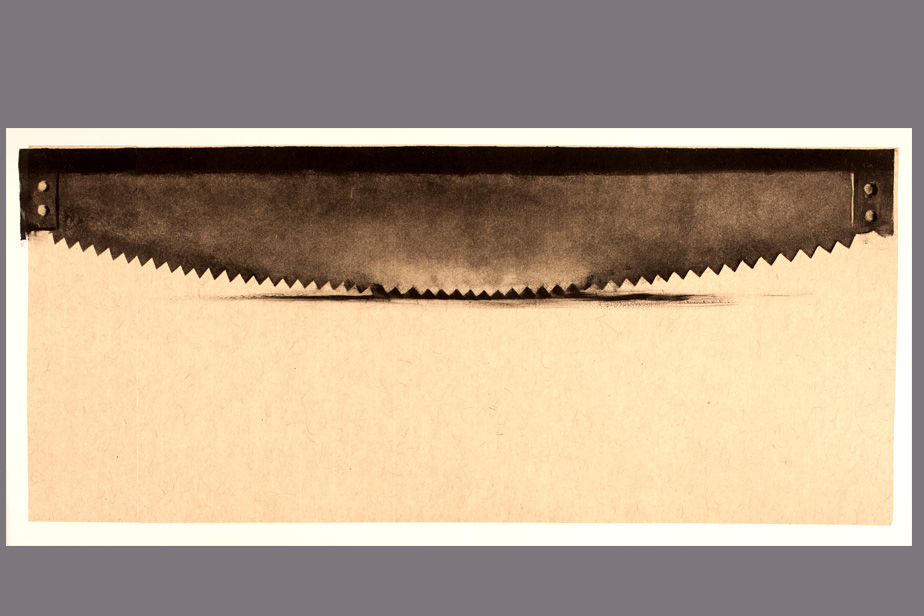 Monotype - Grande scie - Gérard Jan